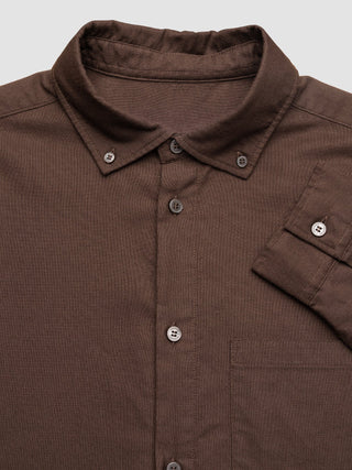 All-Day Oxford Shirt Dark Brown