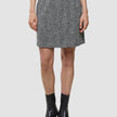 Ashryn Set Domino Herringbone Blazer and Short Skirt