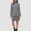 Women Ashryn Short Skirt Domino Herringbone
