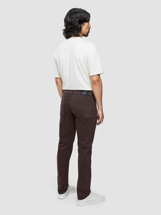 Classic 5-Pocket Pants Slim Dark Brown