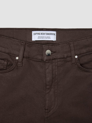 Classic 5-Pocket Pants Slim Dark Brown