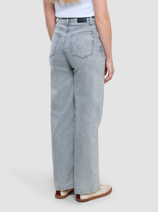 Women's Classic Jeans Relaxed Light Grey Washed