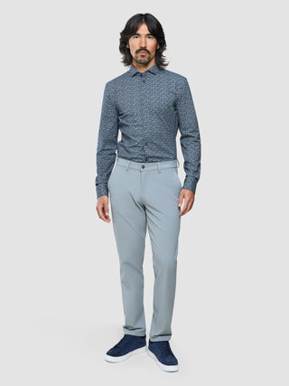 Classic Shirt Floral Allover Navy Slim