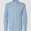 Classic Shirt Light Blue Herringbone Regular