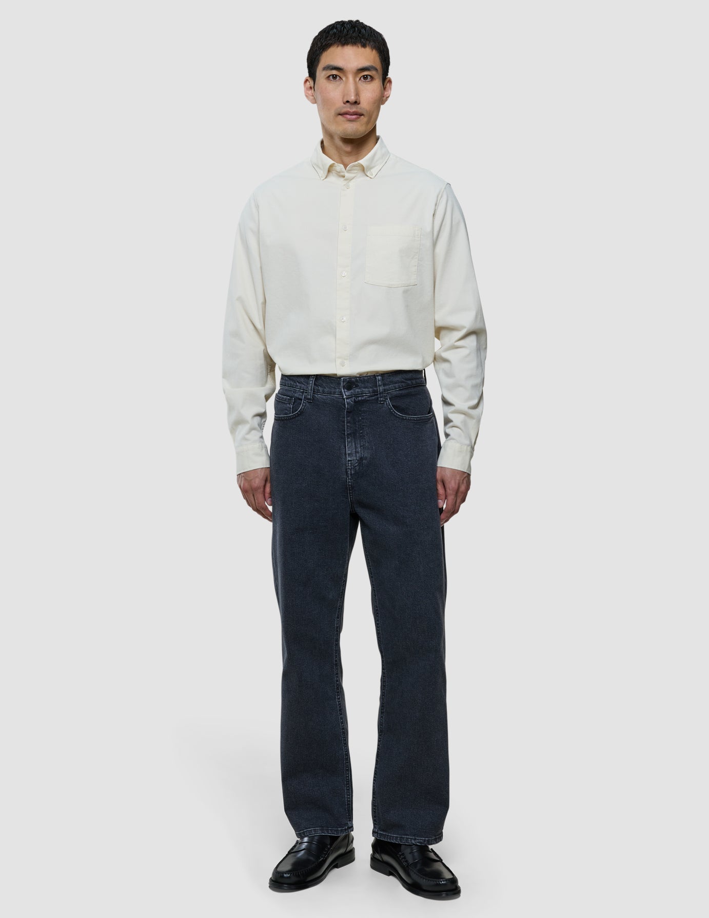 Corduroy Shirt Bone White