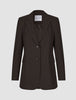 Women Ease Blazer Mocha Melange