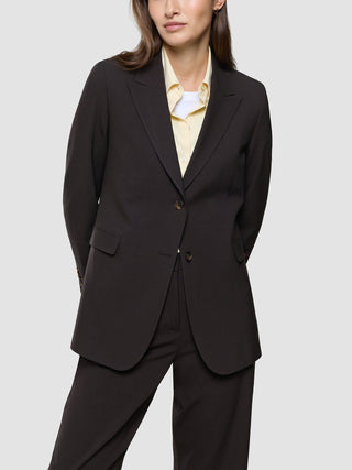 Women Ease Blazer Mocha Melange