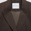 Women Ease Blazer Mocha Melange