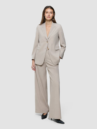 Women Ease Blazer Vanilla Melange