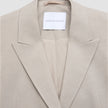 Women Ease Blazer Vanilla Melange