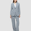 Women Ease Blazer Steel Melange