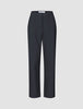 Women Ease Pants Straight Black