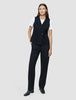 Women Ease Pants Straight Black