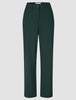 Women Ease Pants Straight Evergreen