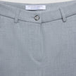 Women Ease Pants Straight Steel Melange