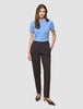 Women Ease Pants Tapered Mocha Melange