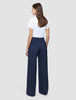 Women Ease Pants Wide Blue Nights