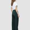 Women Ease Pants Wide Evergreen