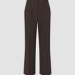 Women Ease Pants Wide Mocha Melange