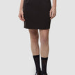 Women Ease Short Skirt Mocha Melange