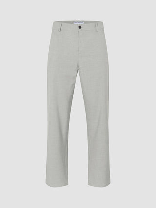 Hellgraue Ease-Hose „Relaxed Fit Sahara“ mit 360°-Stretch.