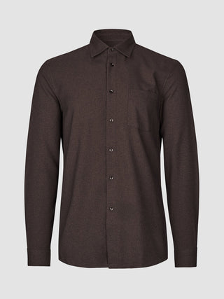 Effortless Shirt Dark Brown