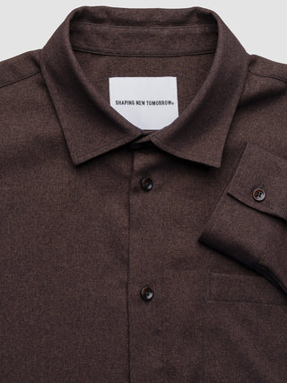 Effortless Shirt Dark Brown