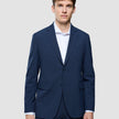 Essential Blazer Slim Navy Checks
