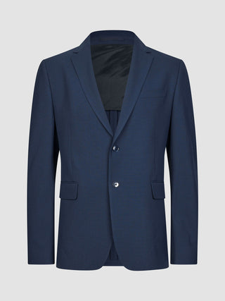 Essential Suit Navy Checks