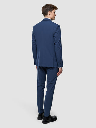 Essential Suit Navy Checks