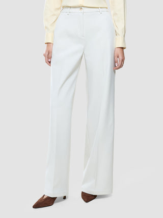 Women Essential Pants Wide Off White