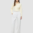 Women Essential Pants Wide Off White