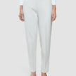 Women Essential Pants Tapered Off White