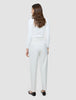 Women Essential Pants Tapered Off White