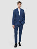Essential Suit Pants Regular Navy Checks