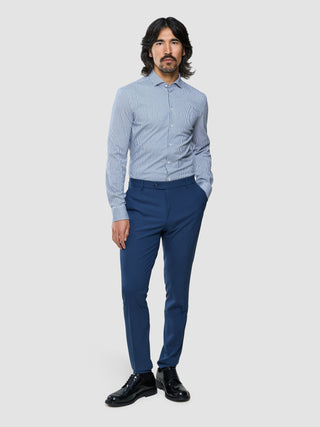 Essential Suit Pants Slim Marine Blue