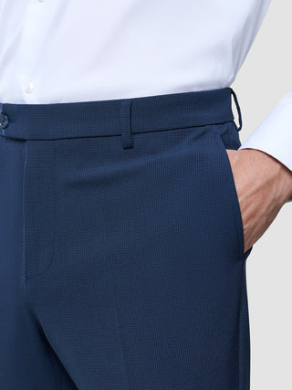 Essential Suit Navy Checks