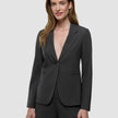 Women Ease Fitted Blazer Black