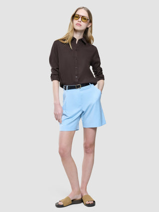 Women's Linen Shirt Espresso