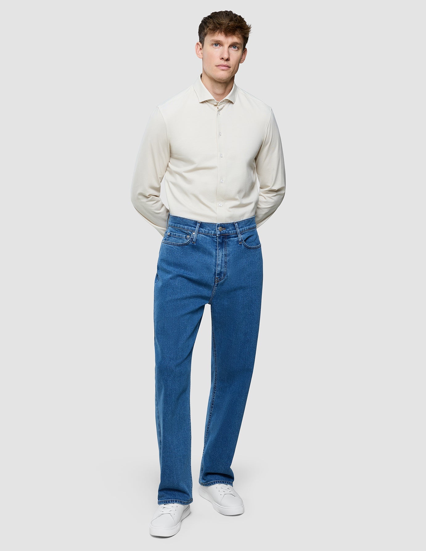 Matteo Jeans Relaxed Fit Mid Blue