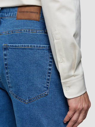 Matteo Jeans Relaxed Fit Mid Blue