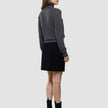 Women Quinn Crewneck Cardigan Cool Brown
