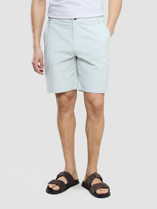 Refine Cotton Shorts Mint Grey