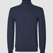 Seamless Core Knit Half Zip Dark Navy