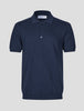 Seamless Core Knit Short Sleeve Polo Dark Navy