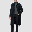 Seamless Premium Merino Knit Turtleneck Charcoal Grey