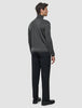 Seamless Premium Merino Knit Turtleneck Charcoal Grey