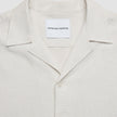 Seersucker Short Sleeve Shirt Cream Stripes