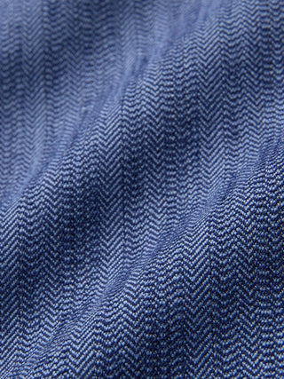 Women Serene Pants Wide Ombre Blue Herringbone