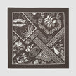 Soft Cotton Bandana Brown Tropic